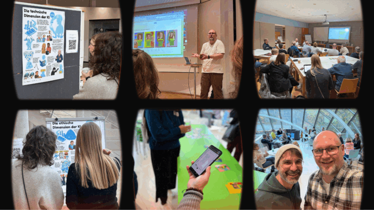 Symbolbild der Abschlussveranstaltung mit einzelnen Szenen als Collage